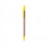 Stylo Bille En Carton Recyclé TORI Jaune