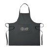 Tablier En Coton Recyclé 220g CUINA Noir Logo Tablier En Coton Recyclé 220g CUINA Noir Logo