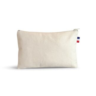 trousse de voyage ou cosmétique publicitaire en coton bio 280g maxine