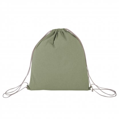 Gym Bag En Coton Recyclé 150g 37x41cm EUROPBAG Exemple De Couleur Pantone