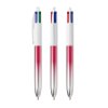 Stylo Bille 4 Couleurs Aspect Métallique BIC 4 COLOURS BICOLOR Rose Stylo Bille 4 Couleurs Aspect Métallique BIC 4 COLOURS BICOLOR Rose