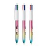 Stylo Bille 4 Couleurs Effet Dégradé Métallique BIC 4 COLOURS GRADIENT Avec Marquage