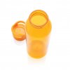 Bouteille En PET Recyclé 650ml TECHNA Bouteille Orange Vue De Haut