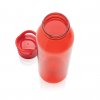 Bouteille En PET Recyclé 650ml TECHNA Bouteille Rouge Vue Du Haut