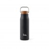 Bouteille Isotherme En Inox 300ml CIRA Bouteille Noire Avec Marquage Bouteille Isotherme En Inox 300ml CIRA Bouteille Noire Avec Marquage