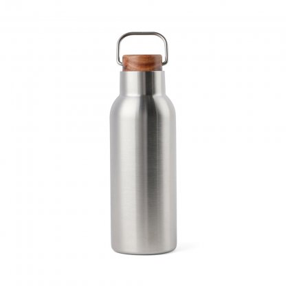 Bouteille Isotherme En Inox 580ml TYOKA Bouteille Grise De Face