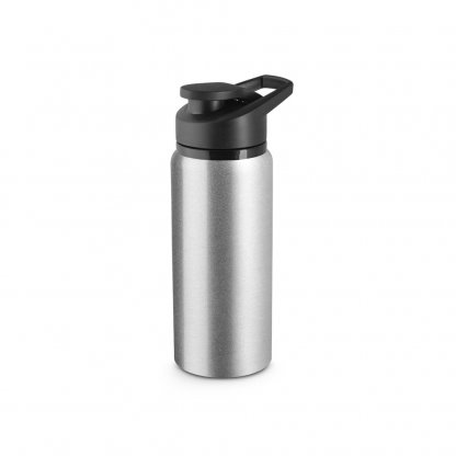 Gourde De Sport En Aluminium Recyclé 660ml SHAWN Gourde Grise De Face