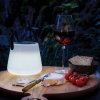 Lampe LED D'extérieur En Polypropylène Recyclé SOLAR Lampe En Extérieur Allumé Blanc