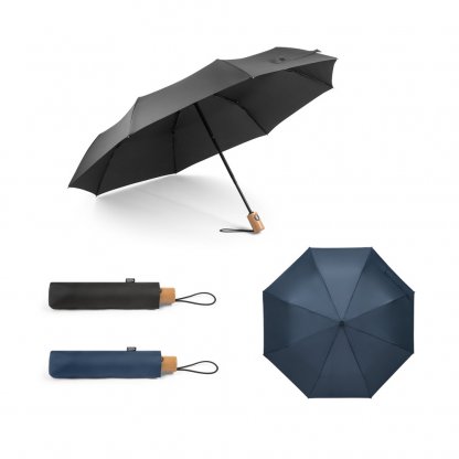 Parapluie Pongé Pliable En PET Recyclé Ø99cm RIVER Parapluie 2 Coloris