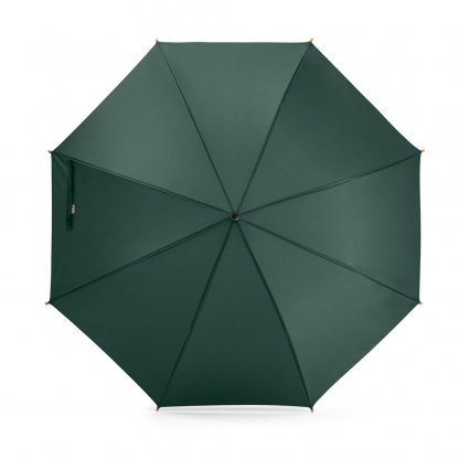 Parapluie Pongée En PET Recyclé Ø105cm APOLO Parapluie Vert Vue Du Haut