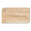 Planche à Découper En Bois D’hévéa – LA NORMANDE Avec Logo