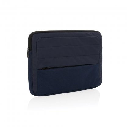 Pochette Pour Ordinateur 15,6 En PET Recyclé MAGIC Pochette Bleu Marine De Coté