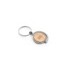 Porte Clés Rond En Bambou HOMER ROUND Porte Clé Avec Marquage Porte Clés Rond En Bambou HOMER ROUND Porte Clé Avec Marquage