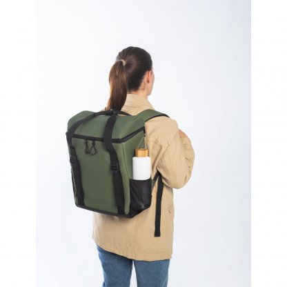 Sac Isotherme En PET Recyclé 16L ROMA L Sac Vert Porté à Dos