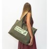 Tote Bag En Coton Et Polyester Recyclés 280g 50x37cm PARMA Sac Kaki Porté Tote Bag En Coton Et Polyester Recyclés 280g 50x37cm PARMA Sac Kaki Porté
