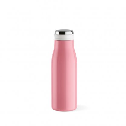 Bouteille Isotherme En Inox Recyclé 380ml ARKANSAS Rose De Dos