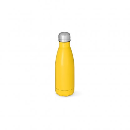 Bouteille Isotherme En Inox Recyclé 400ml MISSISSIPPI Jaune De Face