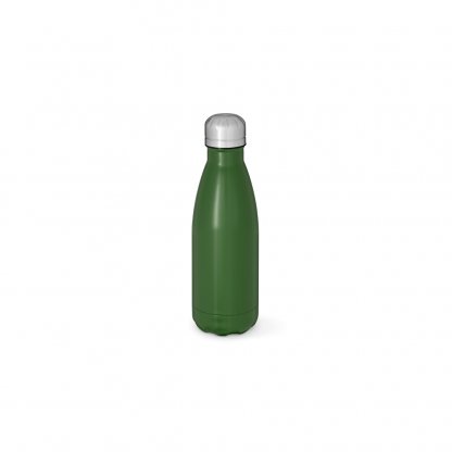 Bouteille Isotherme En Inox Recyclé 400ml MISSISSIPPI Kaki De Face