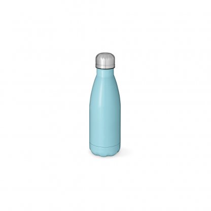 Bouteille Isotherme En Inox Recyclé 400ml MISSISSIPPI Turquoise De Face