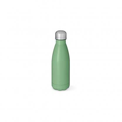 Bouteille Isotherme En Inox Recyclé 400ml MISSISSIPPI Vert Anis De Face