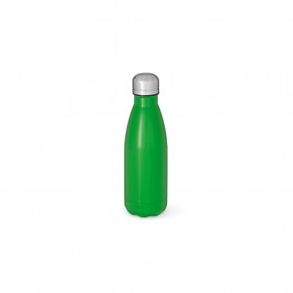 Bouteille Isotherme En Inox Recyclé 400ml MISSISSIPPI Verte De Face