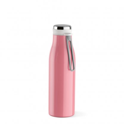 Bouteille Isotherme En Inox Recyclé 470ml ARKANSAS Rose De Face