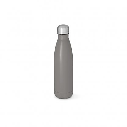 Bouteille Isotherme En Inox Recyclé 500ml MISSISSIPPI Grise De Face