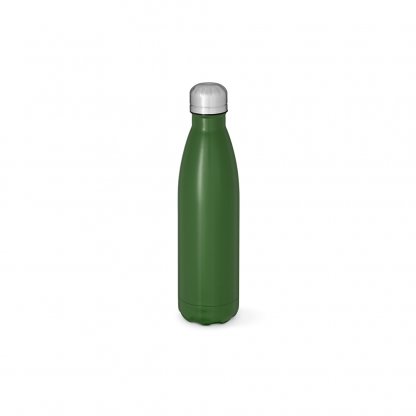 Bouteille Isotherme En Inox Recyclé 500ml MISSISSIPPI Kaki De Face