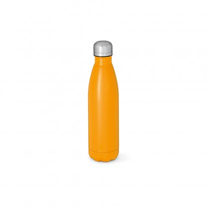 Bouteille Isotherme En Inox Recyclé 500ml MISSISSIPPI Orange De Face