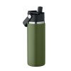 Bouteille Isotherme En Inox Recyclé 500ml SUMA GRIP Vert