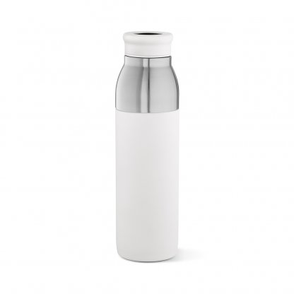 Bouteille Isotherme En Inox Recyclé 720ml COLORADO Blanche De Face