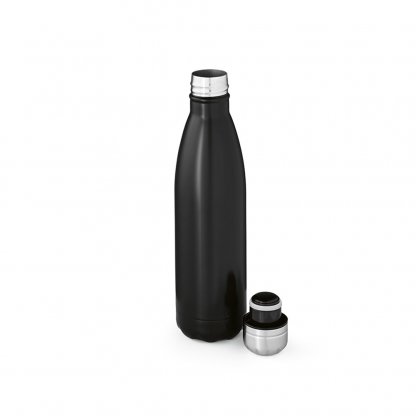 Bouteille Isotherme En Inox Recyclé 770ml MISSISSIPPI Noire Avec Bouchon