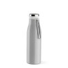 Bouteille Isotherme Publicitaire En Inox Recyclé 470ml ARKANSAS Grise De Face
