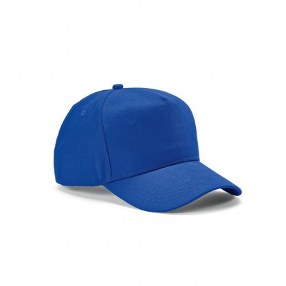 Casquette En Coton Recyclé 5 Pans 280g HENDRIX Bleu De Coté