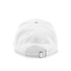 Casquette En Coton Recyclé 6 Pans 280g DARRELL Blanche De Dos Casquette En Coton Recyclé 6 Pans 280g DARRELL Blanche De Dos