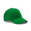 Casquette En Coton Recyclé 6 Pans 280g DARRELL Verte De Côté Casquette En Coton Recyclé 6 Pans 280g DARRELL Verte De Côté