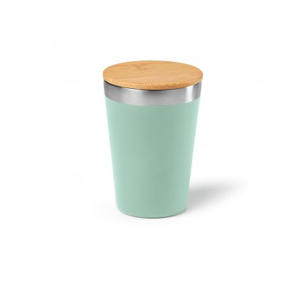 Mug En Inox Recyclé 300ml DON TRAVEL Vert De Face