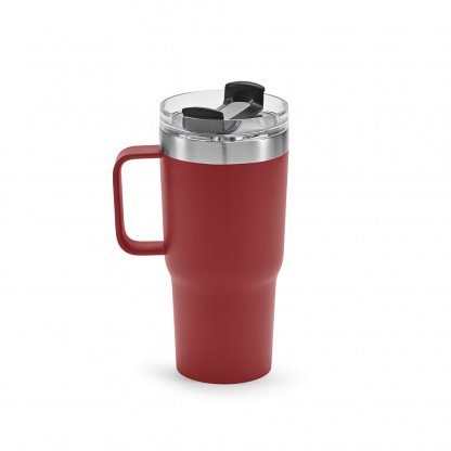 Mug En Inox Recyclé 490ml NEMAN Rouge De Face