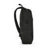 Sac à Dos En Nylon Recyclé VILNIUS Sac Noir De Profil Sac à Dos En Nylon Recyclé VILNIUS Sac Noir De Profil