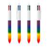 Stylo Bille 4 Couleurs BIC 4 RAINBOW DECOR Différentes Positions