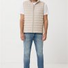 Doudoune Sans Manches Homme En Polyester Recyclé 70g MERU Beige Portée