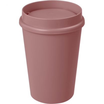 Mug Avec Couvercle 360° En Bioplastique 300ml Rose