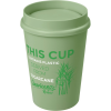 Mug Avec Couvercle 360° En Bioplastique 300ml Vert Avec Marquage Mug Avec Couvercle 360° En Bioplastique 300ml Vert Avec Marquage