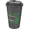 Mug Double Paroi En Bioplastique Avec Couvercle Anti Déversement 350ml Granit Mug Double Paroi En Bioplastique Avec Couvercle Anti Déversement 350ml Granit