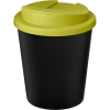 Mug Double Paroi En Plastique Recyclé Avec Couvercle Anti Déversement 250ml Couvercle Citron Vert