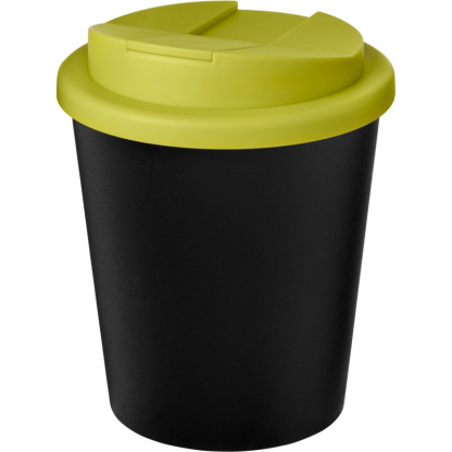 Mug Double Paroi En Plastique Recyclé Avec Couvercle Anti Déversement 250ml Couvercle Citron Vert