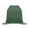Gym Bag En Coton Et PET Recyclé 140g CABETRI Kaki De Face Gym Bag En Coton Et PET Recyclé 140g CABETRI Kaki De Face