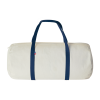 Sac Polochon En Coton Recyclé 250g 50x23cm LÉON Bleu Marine De Dos