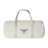 Sac Polochon En Coton Recyclé 250g 50x23cm LÉON Naturel Quadri Basic