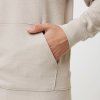 Sweat à Capuche Mixte En Coton Bio Et Recyclé 340g JASPER Sable Détail Poche